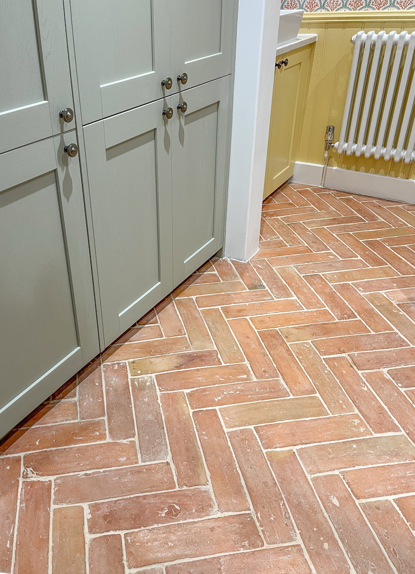 Florence Terracotta Parquet (Smooth Side) – Utility Room & WC, Private Residence Hampshire
