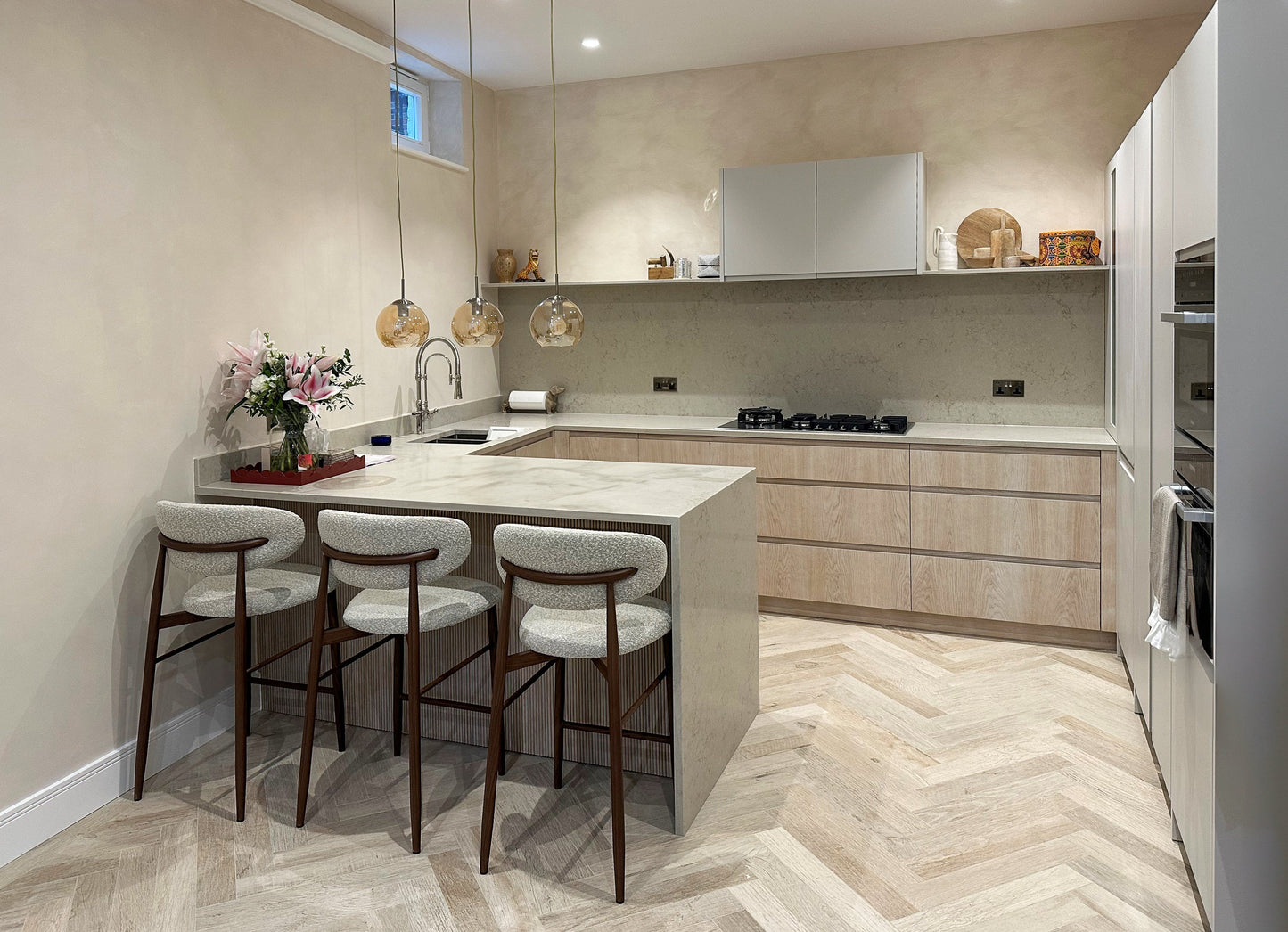 Ostuni Wood Pale - Kitchen- Private Residence, London
