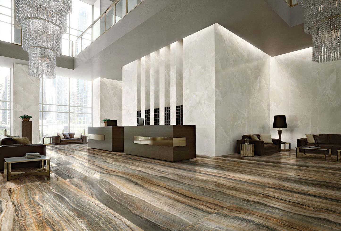 Onici Cloudy White (Glossy)