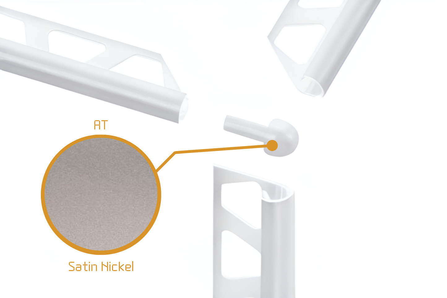 Schluter Rondec RO - External Corner Anodised Aluminium
