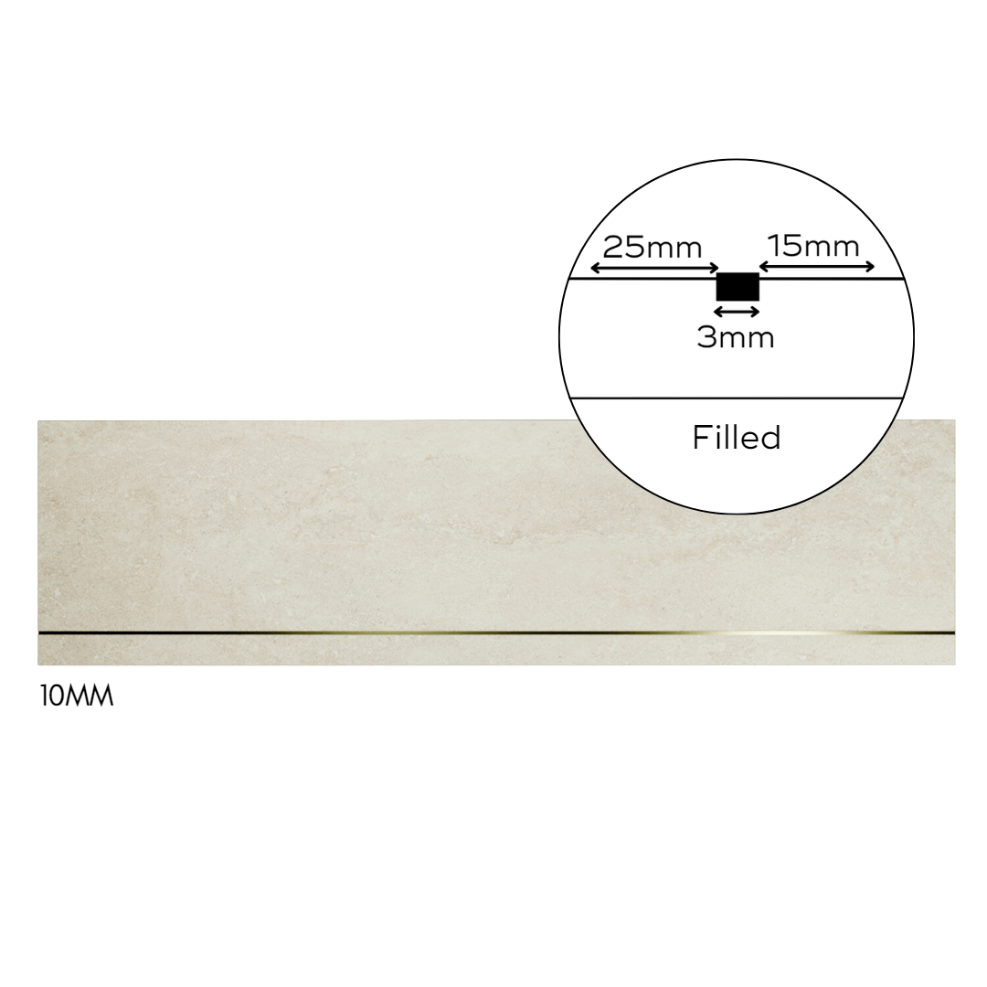 Bespoke Tile Step Fabrication - Mitre & Glued Profile (over 70mm lip height)