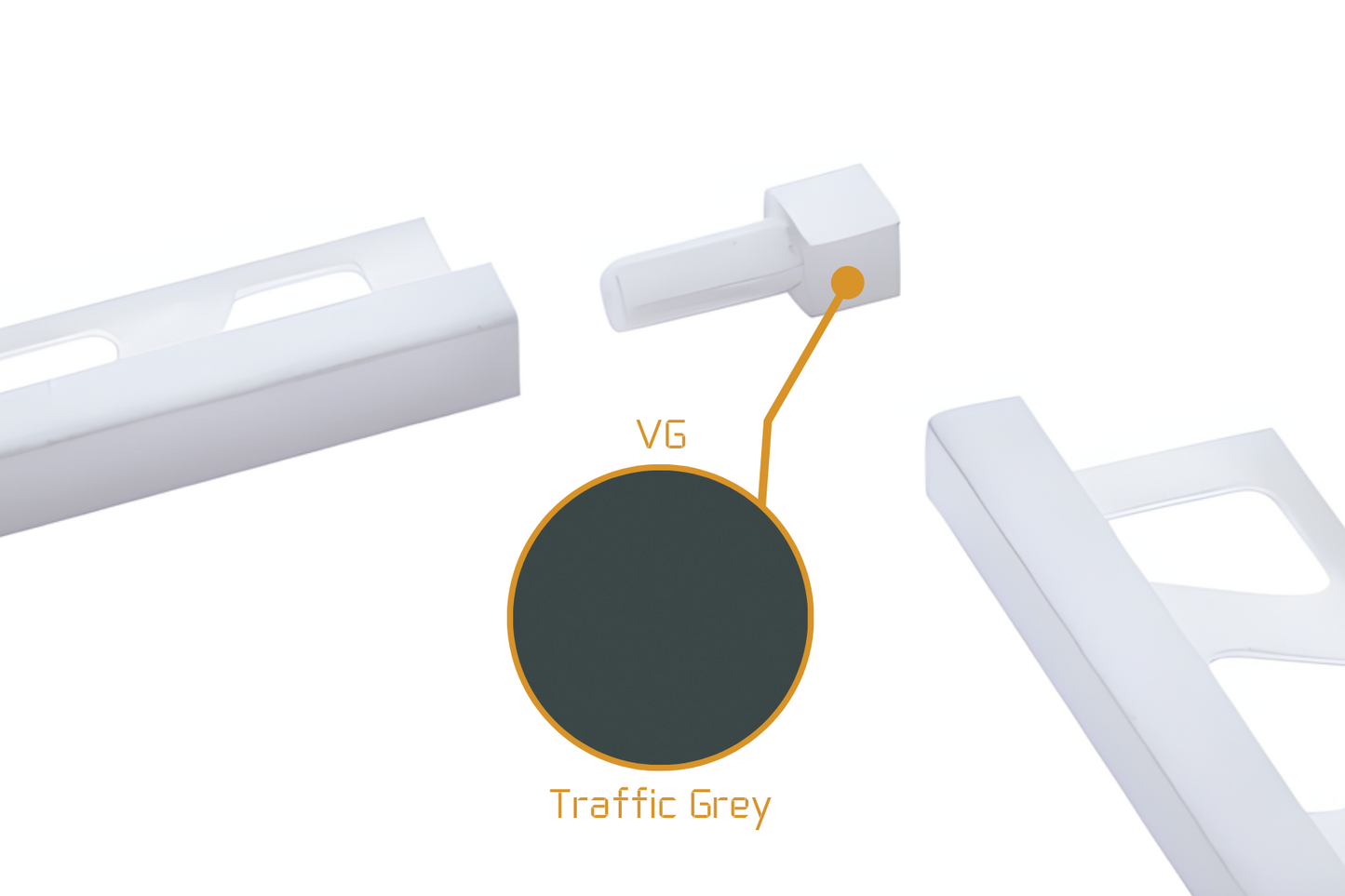 Schluter Quadec Q - Die Cast Internal/External Corner Powder Coated Aluminium