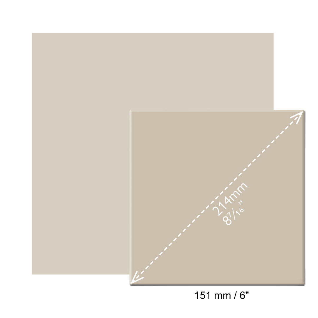 Squares - Dover White