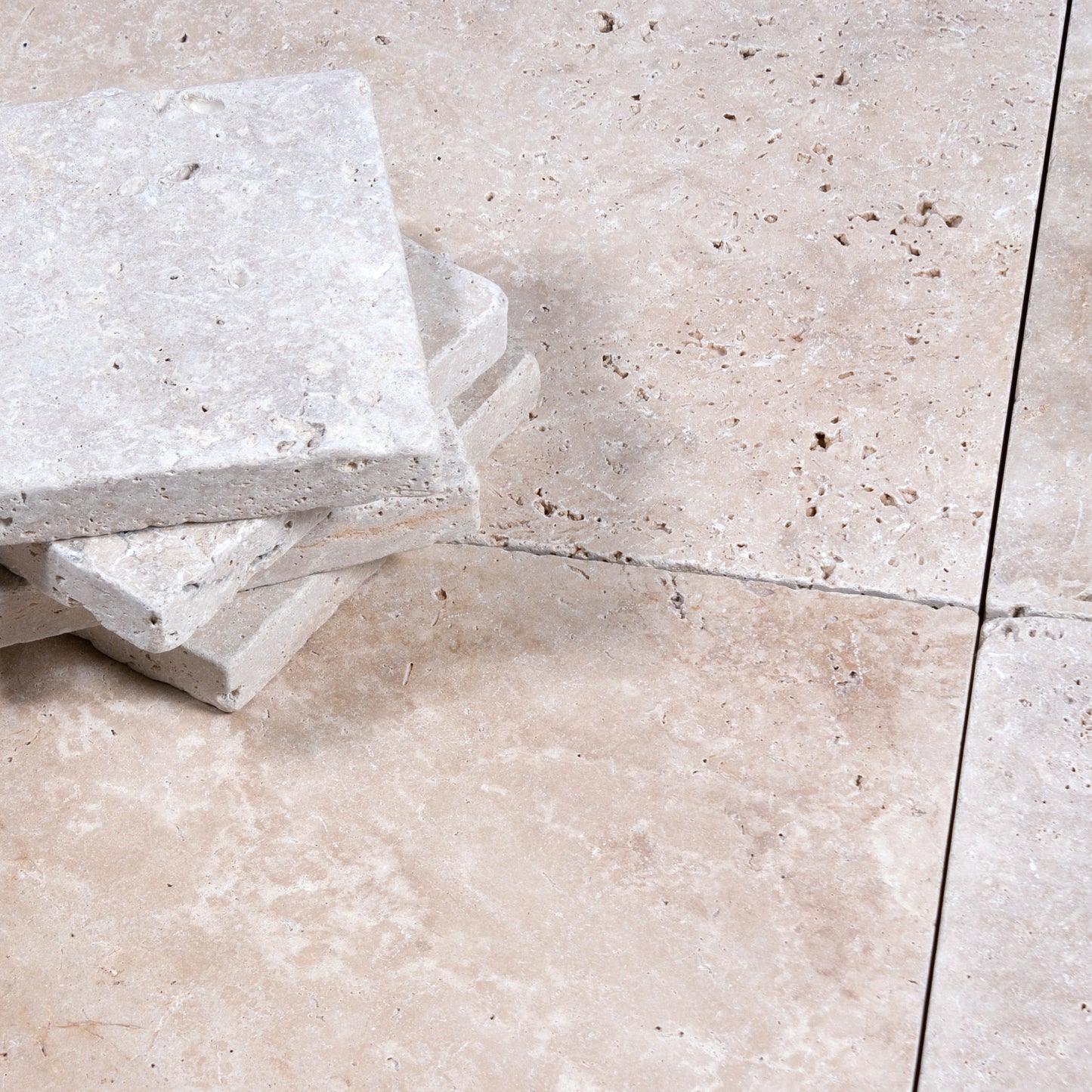 Lydia Classico Tumbled Travertine Paving