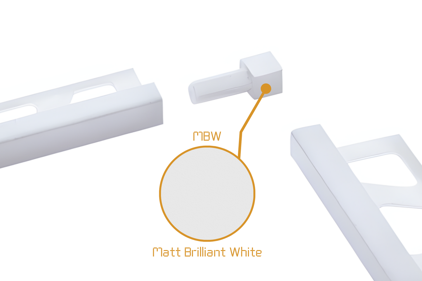 Schluter Quadec Q - Die Cast Internal/External Corner Powder Coated Aluminium