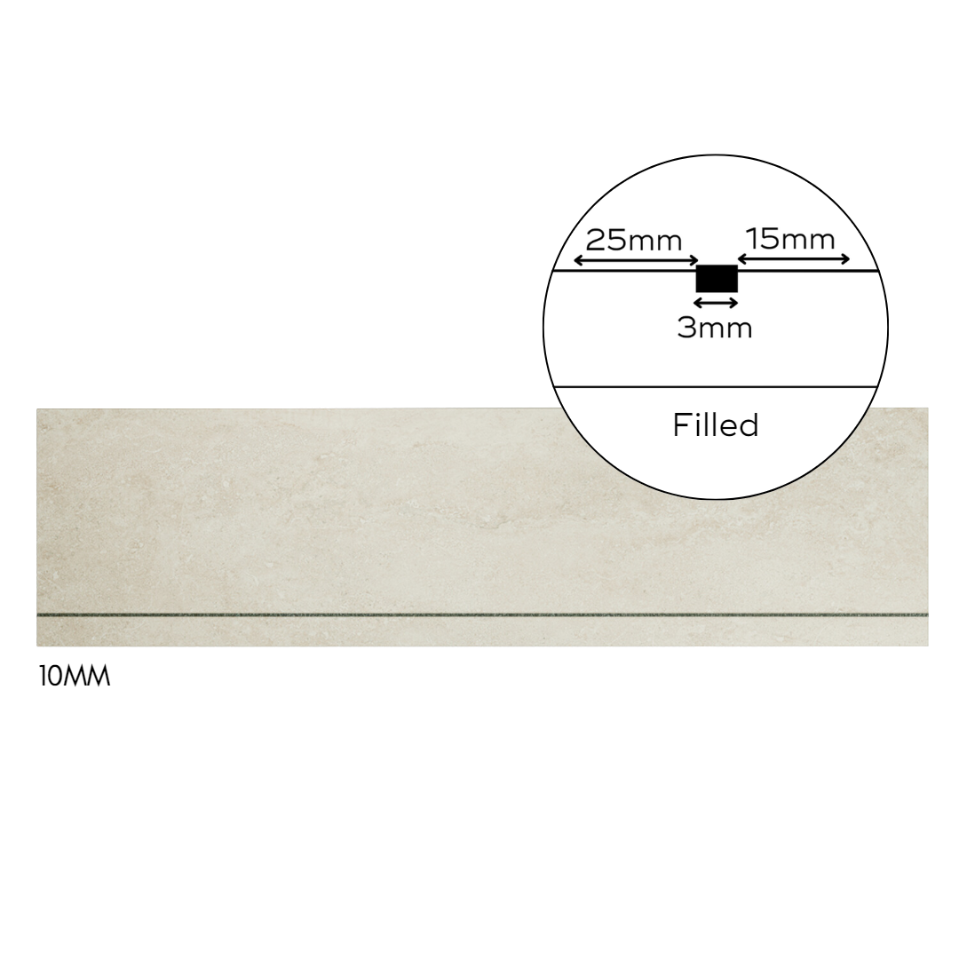 Bespoke Tile Step Fabrication - Mitre & Glued "Reinforced Mitre" Profile (over 70mm lip height)
