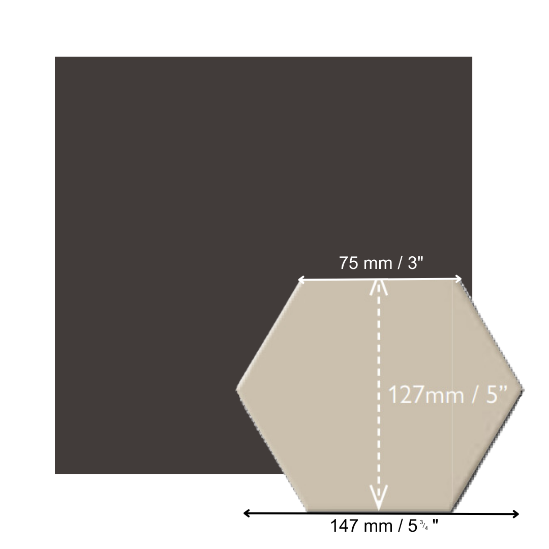 Classic Hexagons - Black