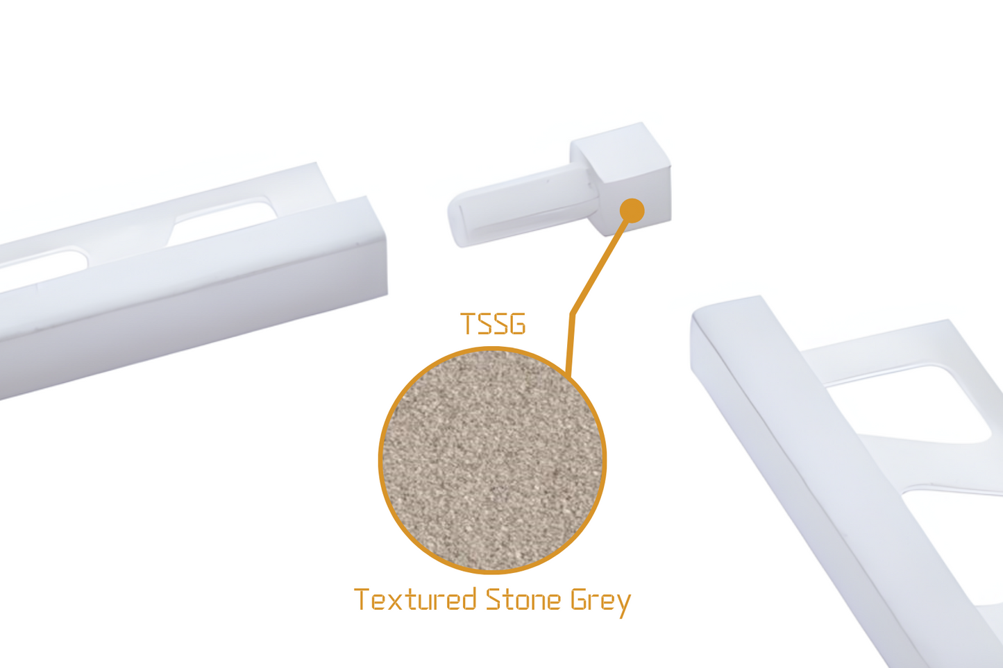 Schluter Quadec Q - Solid Internal/External Corner Powder Coated Aluminium