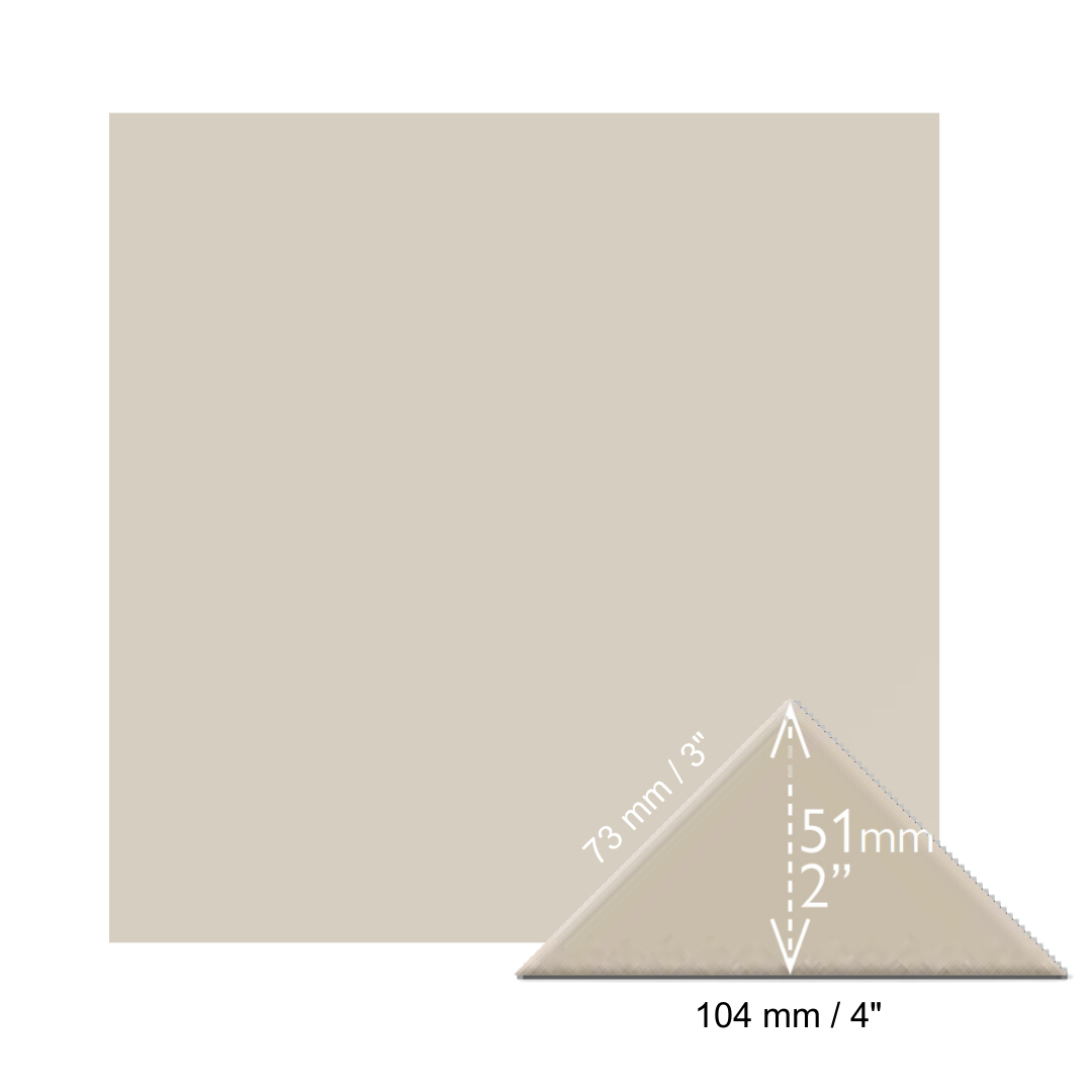 Triangles - Dover White