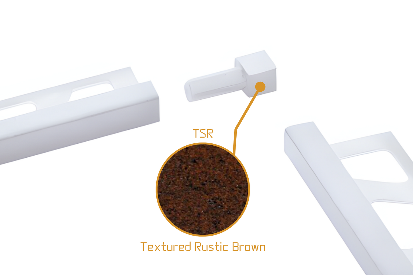 Schluter Quadec Q - Solid Internal/External Corner Powder Coated Aluminium
