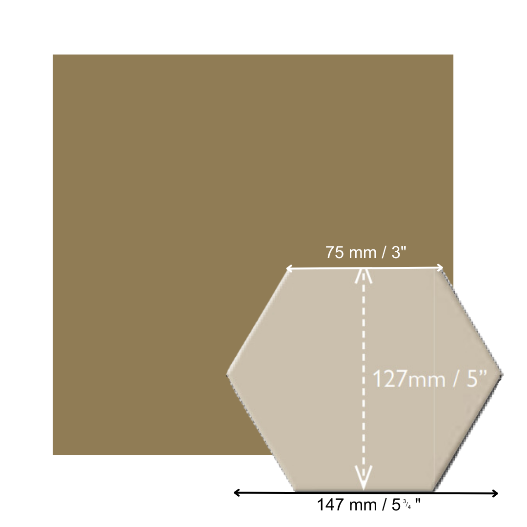 Classic Hexagons - Green