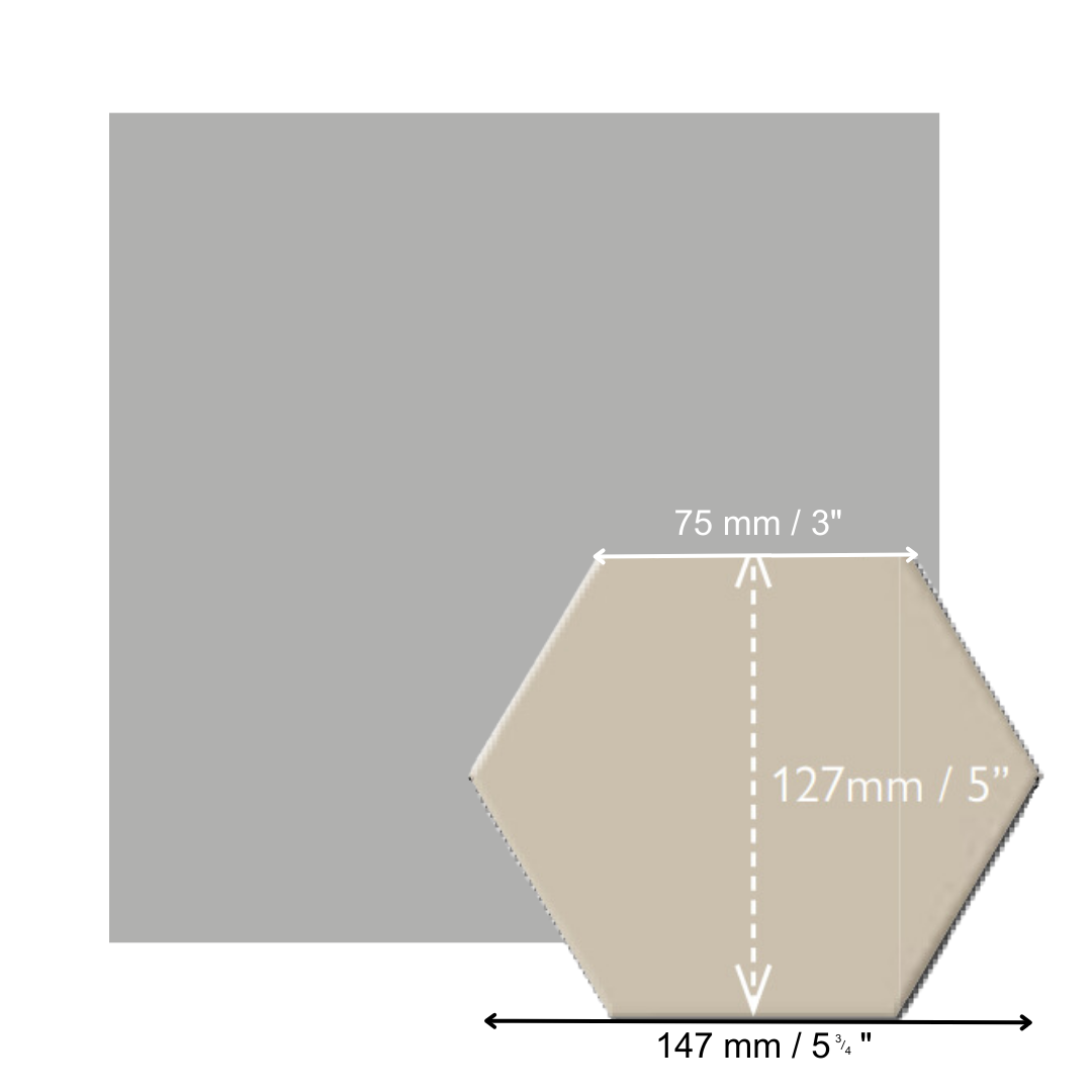 Classic Hexagons - Grey