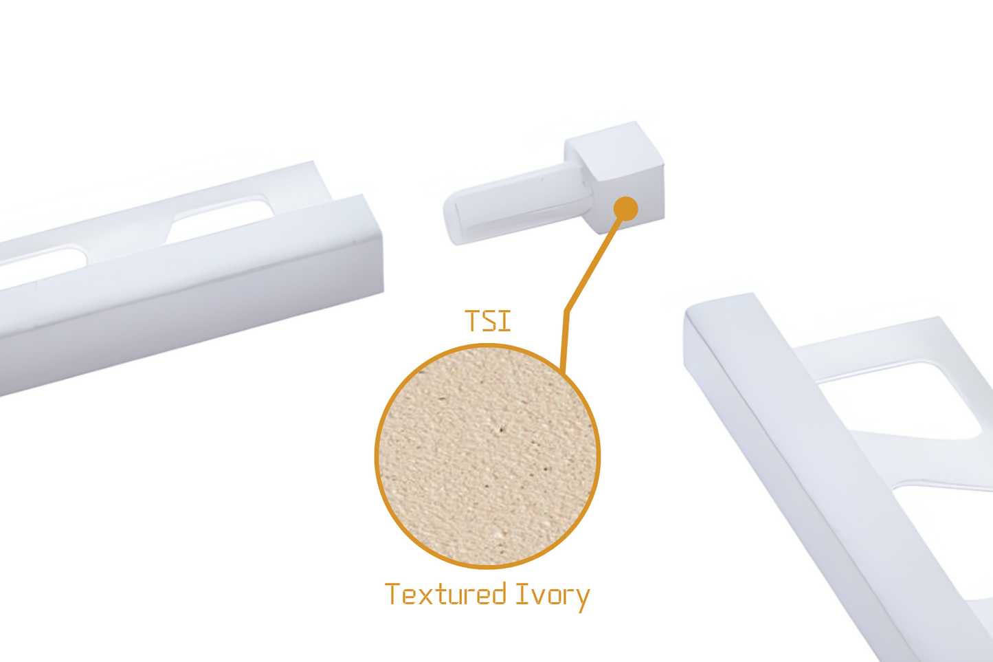Schluter Quadec Q - Solid Internal/External Corner Powder Coated Aluminium