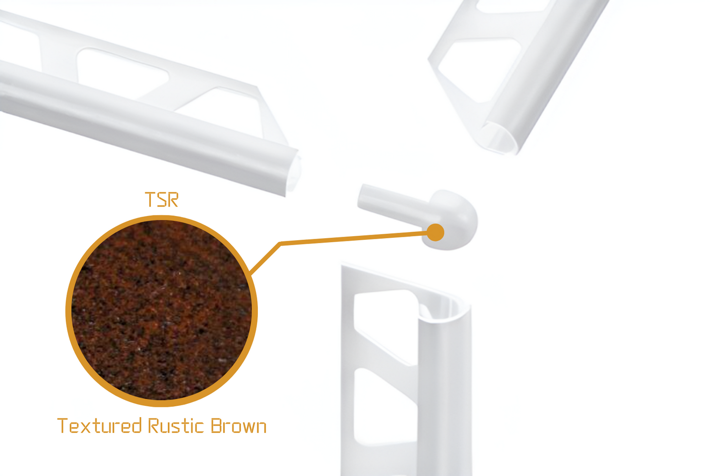 Schluter Rondec RO - External Corner Powder Coated Aluminium