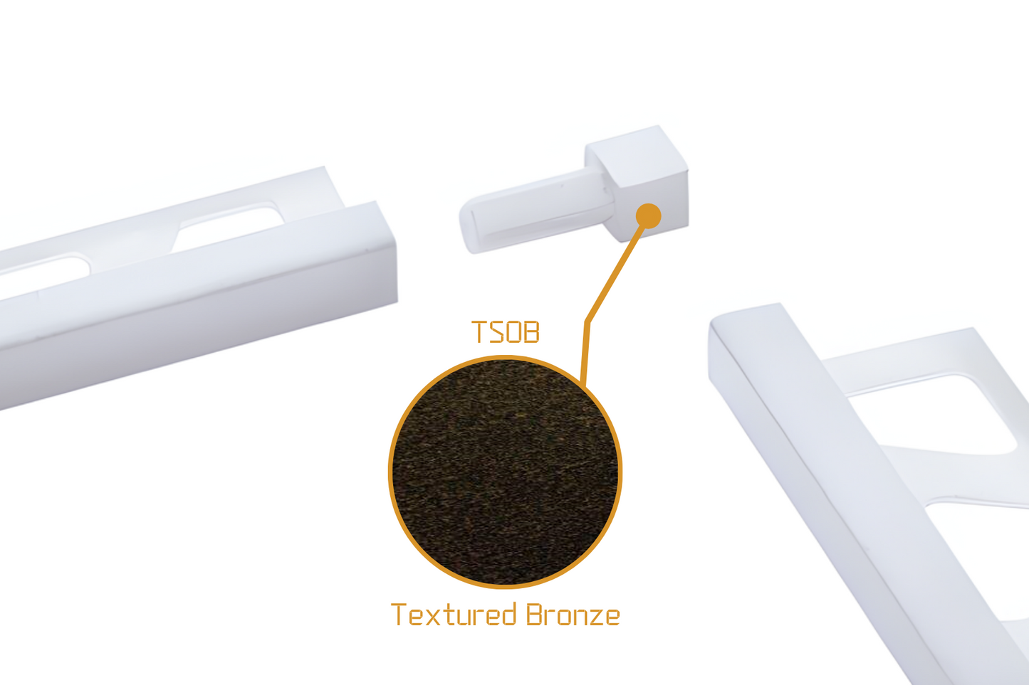 Schluter Quadec Q - Solid Internal/External Corner Powder Coated Aluminium