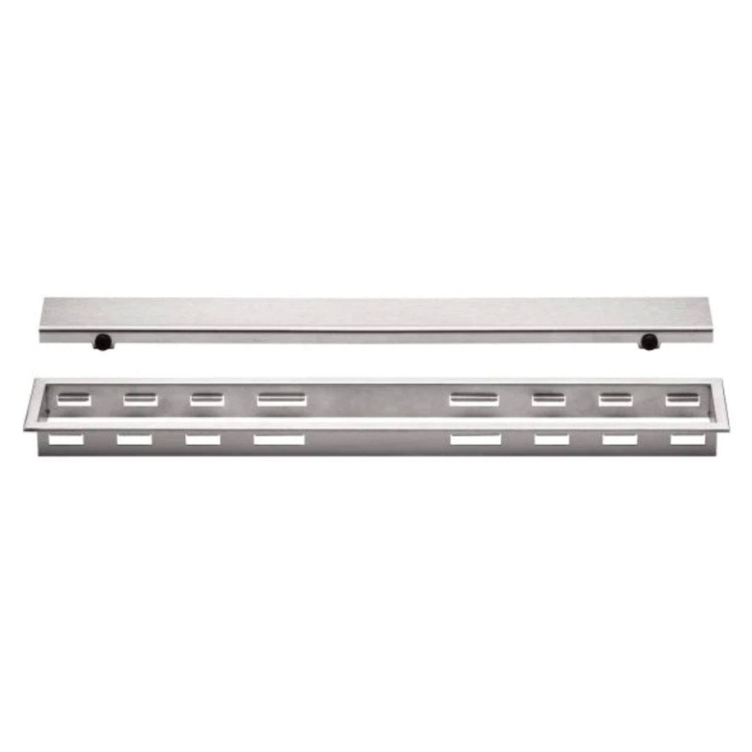 Schluter Kerdi-Line A Solid Design 30MM Frame Brushed V4A Stainless Steel Drain and Grate