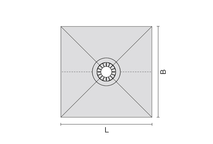 Schluter Kerdi Shower Centre Tray