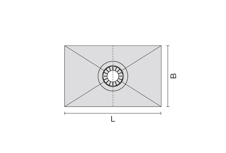 Schluter Kerdi Shower Centre Tray