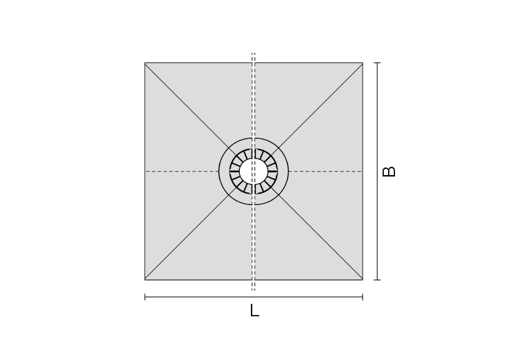 Schluter Kerdi Shower Centre Tray