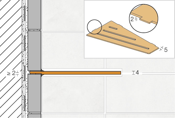 Schluter Shelf E S3 Square Design