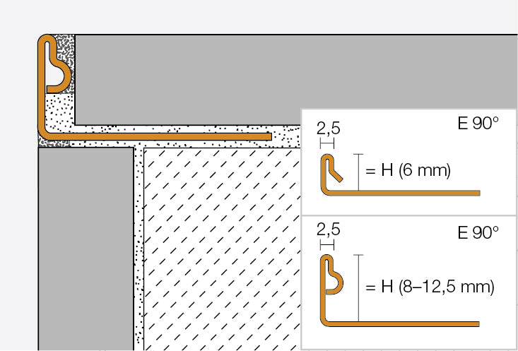 Jolly J - AKGB - Brushed Copper Anodised Aluminium
