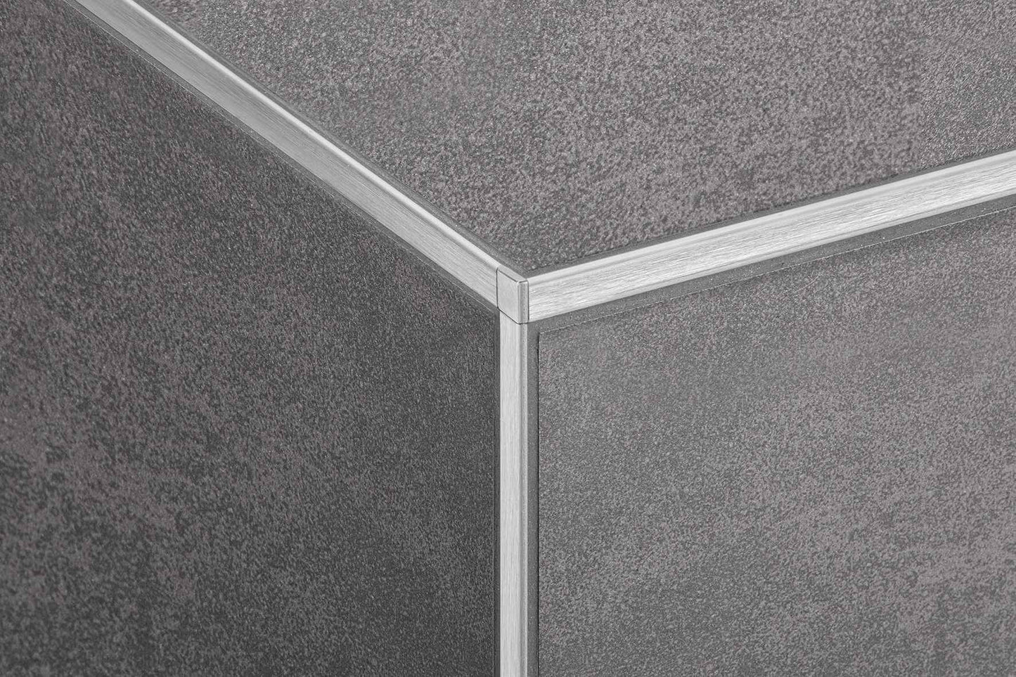 Schluter Jolly J - External Corner - Brushed Stainless Steel