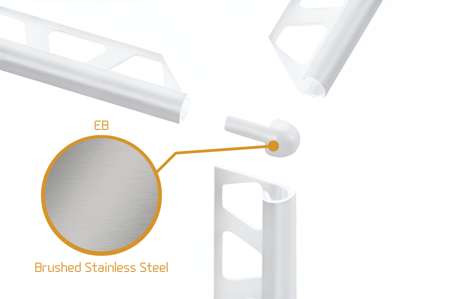 Schluter Rondec RO - External Corner Stainless Steel