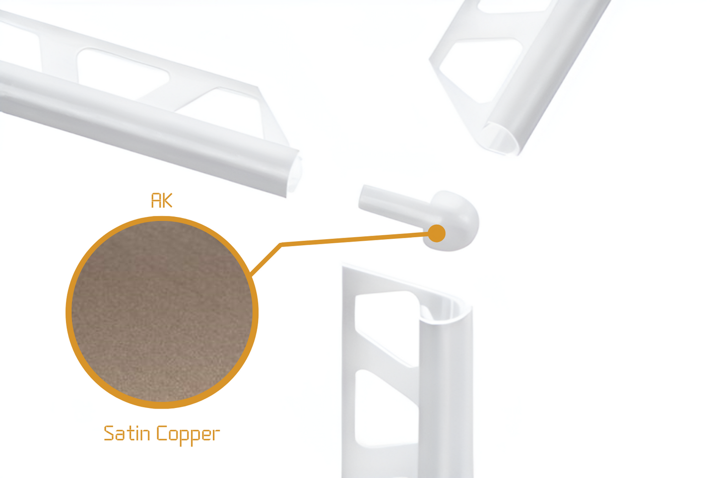 Schluter Rondec RO - External Corner Anodised Aluminium