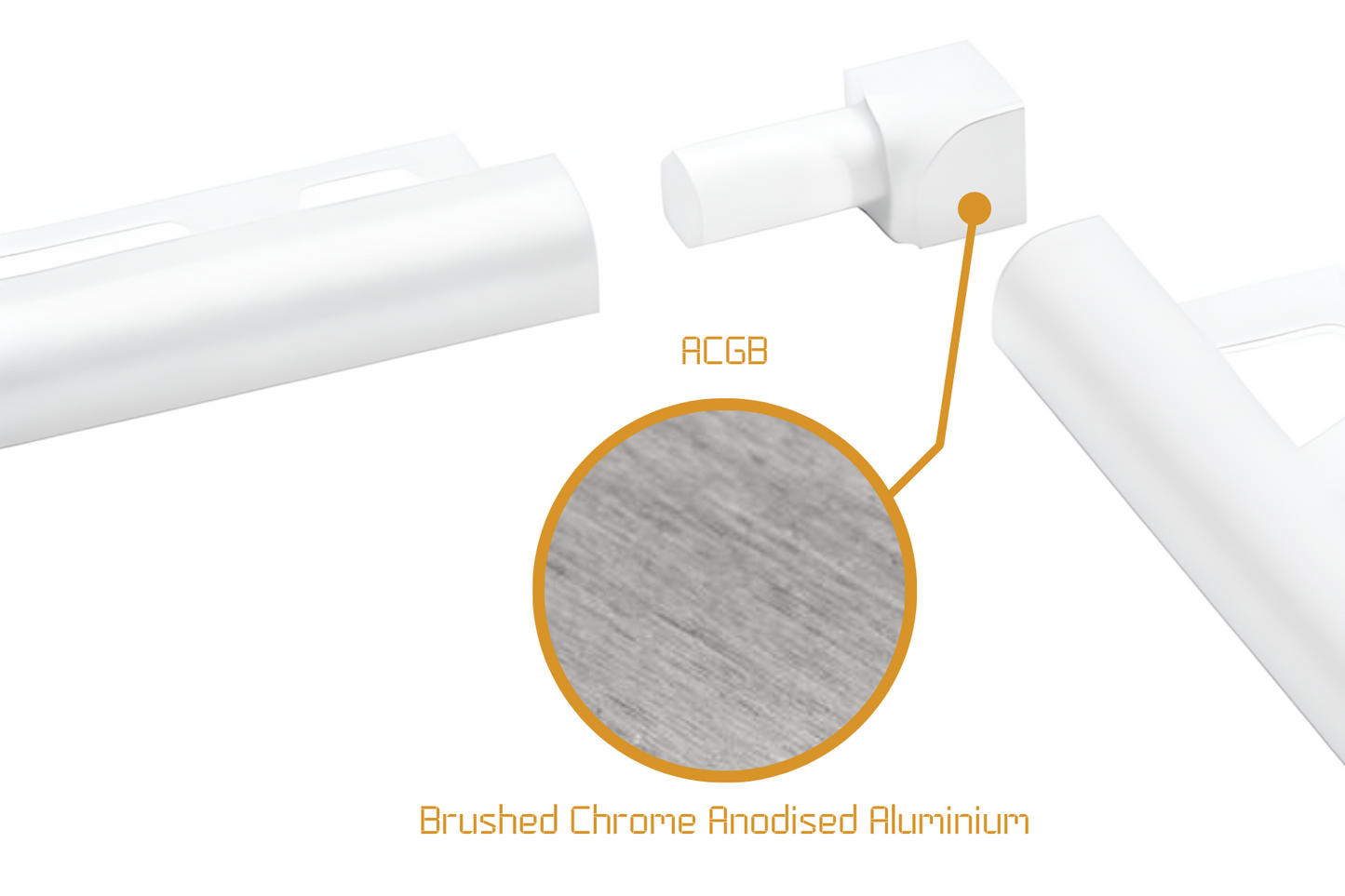 Schluter Rondec RO - Internal Corner Anodised Aluminium