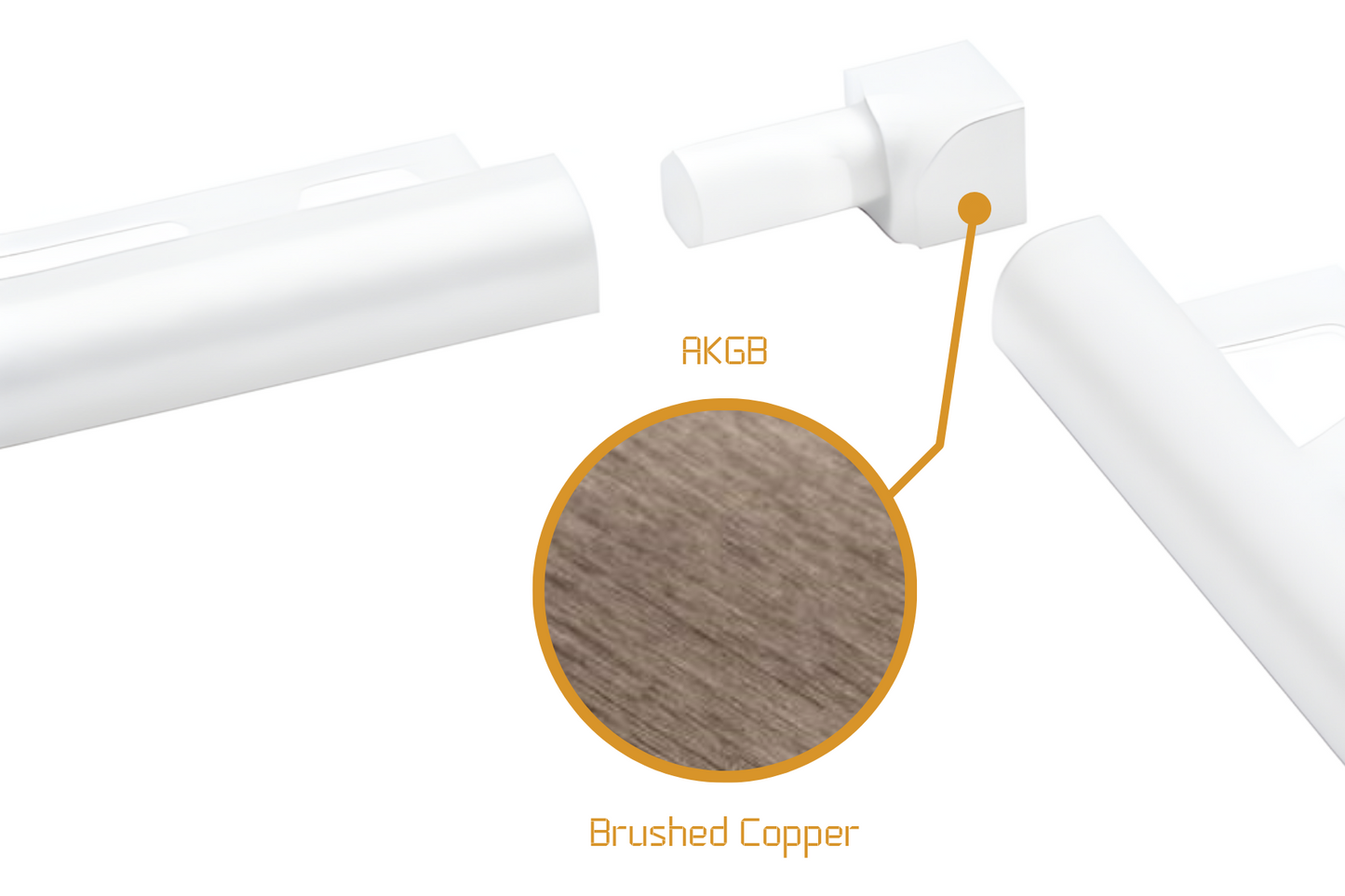 Schluter Rondec RO - Internal Corner Anodised Aluminium