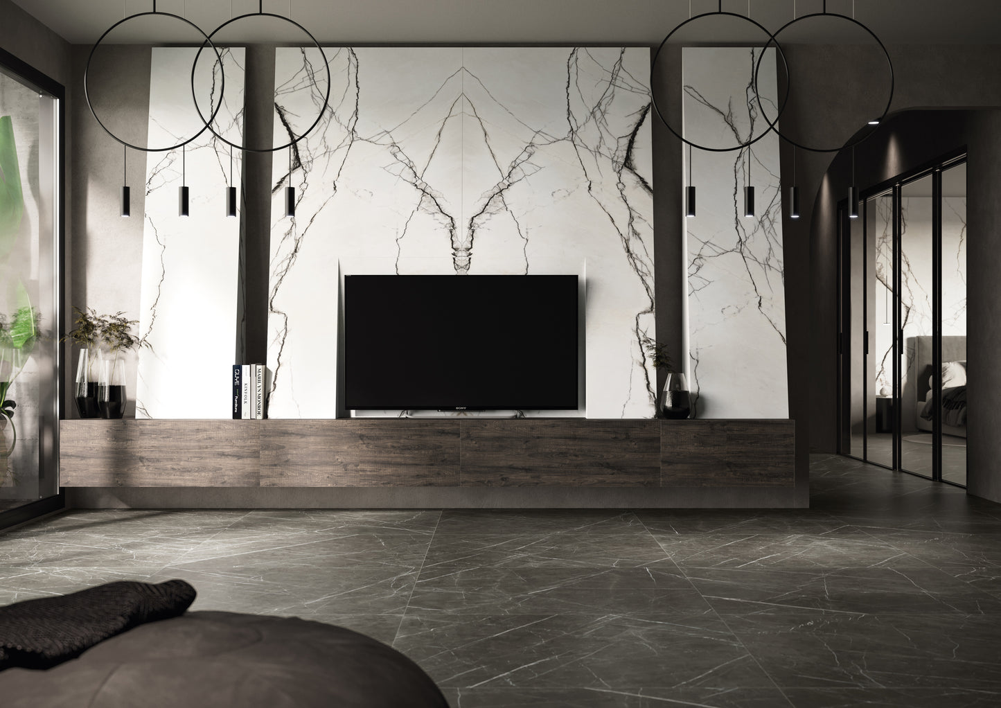 Marmi Marble Breach White Bookmatched (Matte)