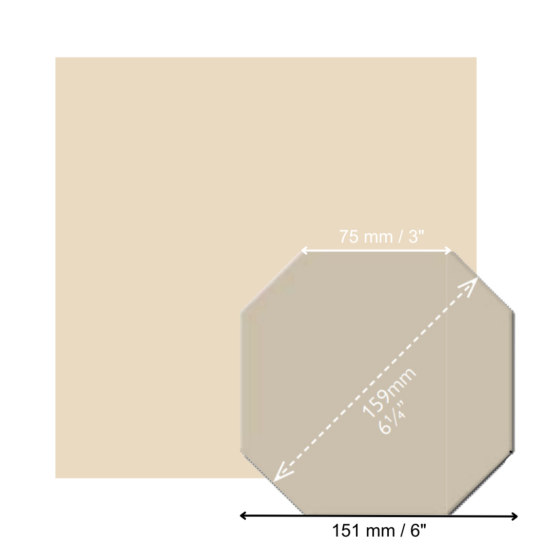 Octagons (Large) - White