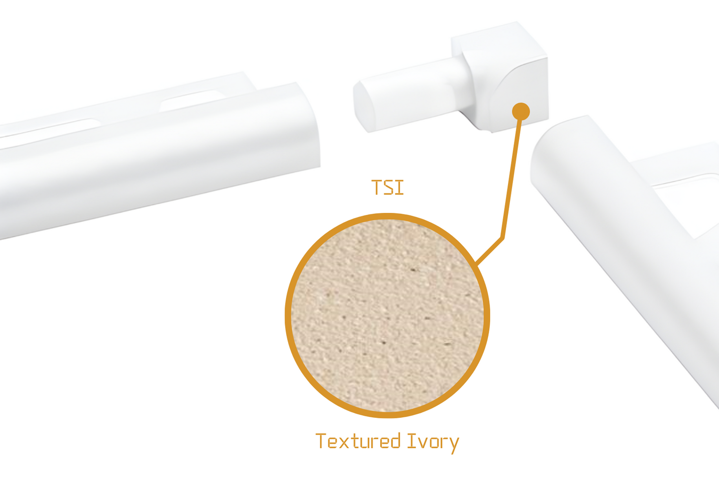 Schluter Rondec RO - Internal Corner Powder Coated Aluminium