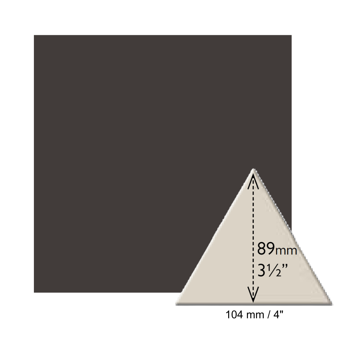 Equilateral Triangles - Black