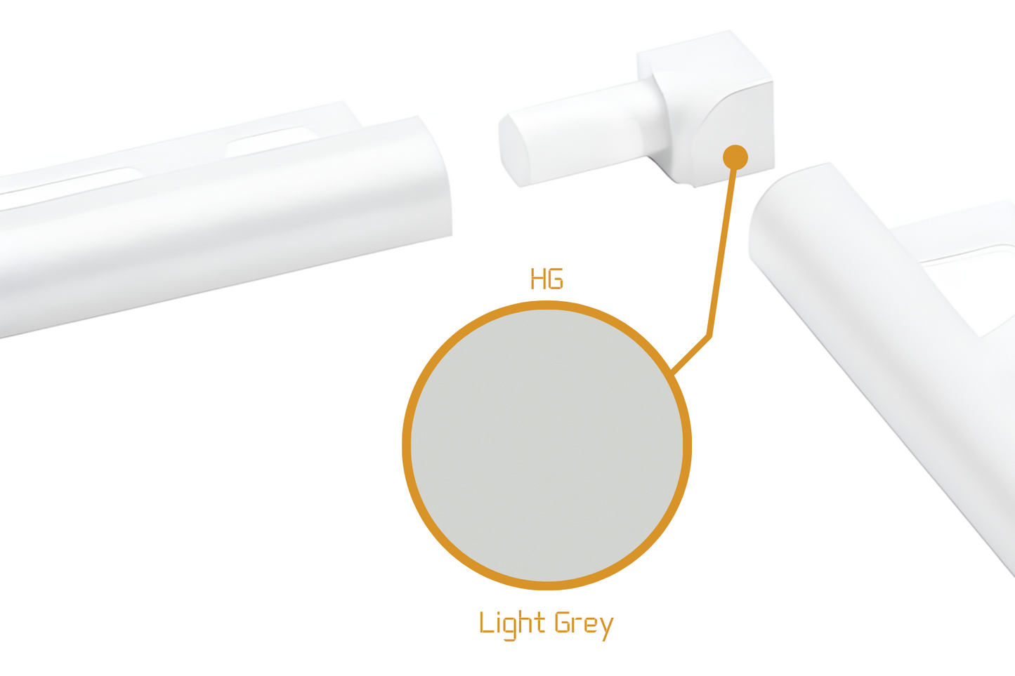 Schluter Rondec RO - Internal Corner Powder Coated Aluminium