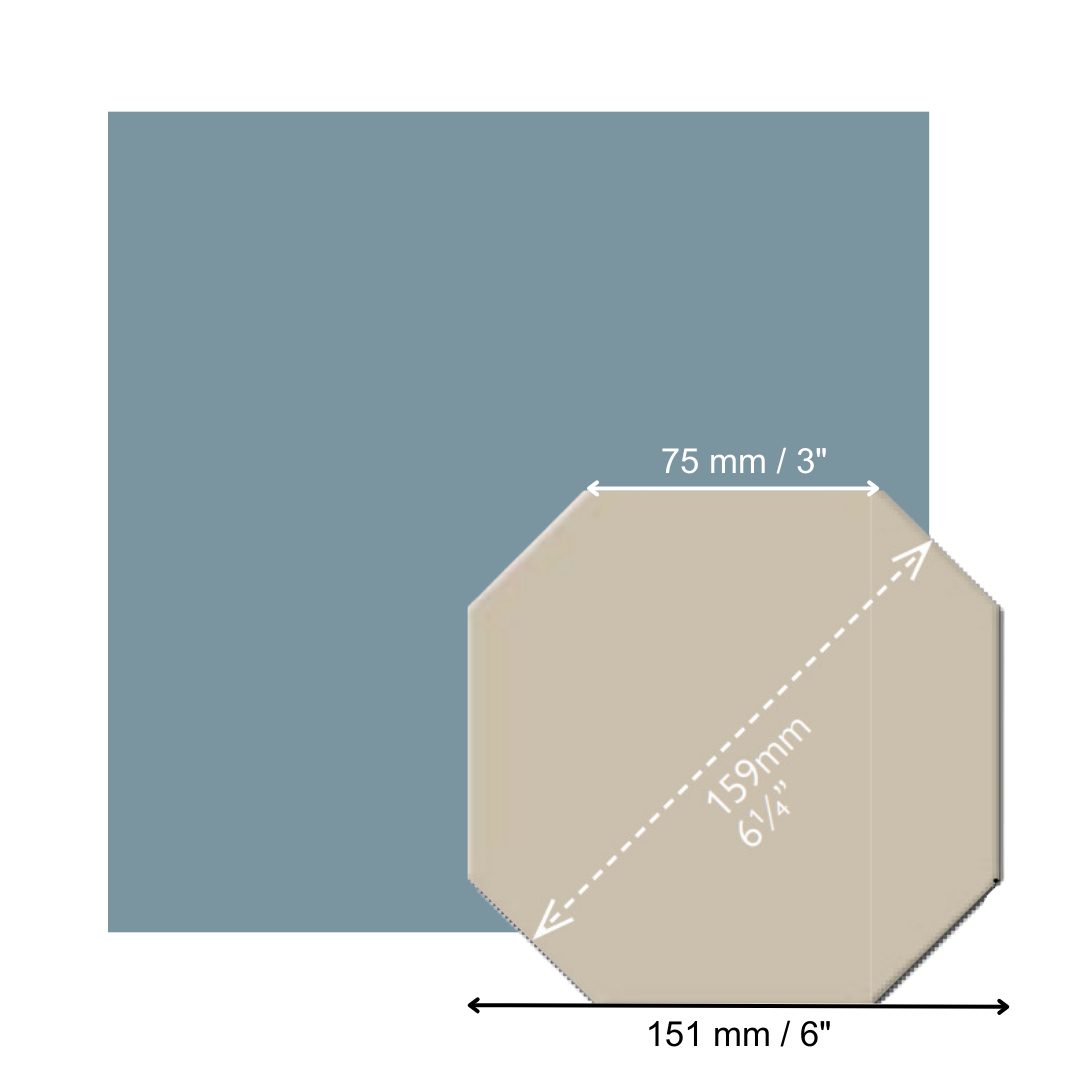 Octagons (Large) - Blue