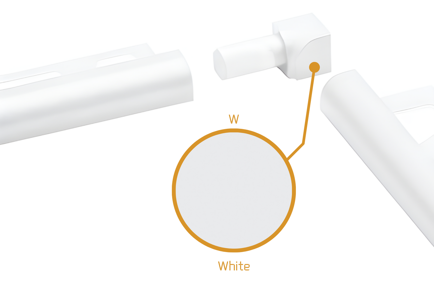 Schluter Rondec RO - Internal Corner Powder Coated Aluminium