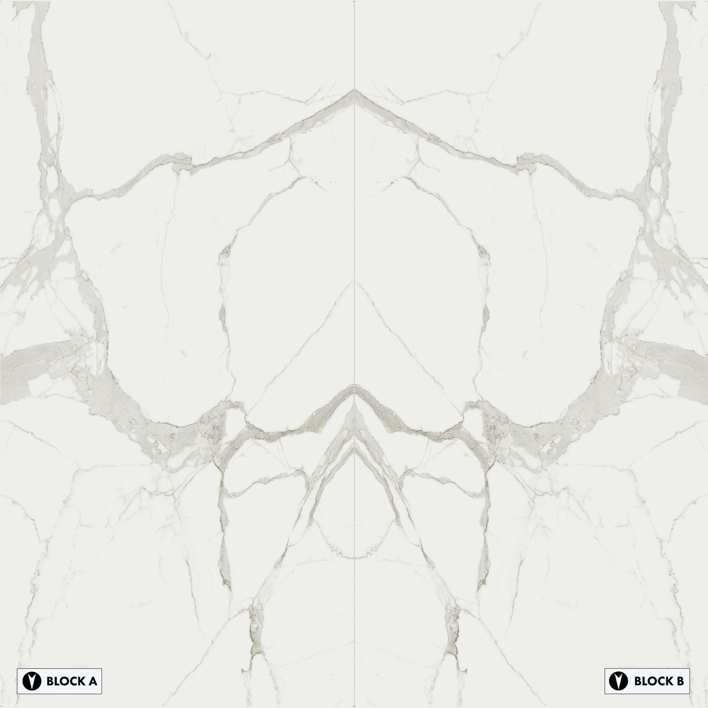 Marmi Marble Statuario Bookmatched (Matte)