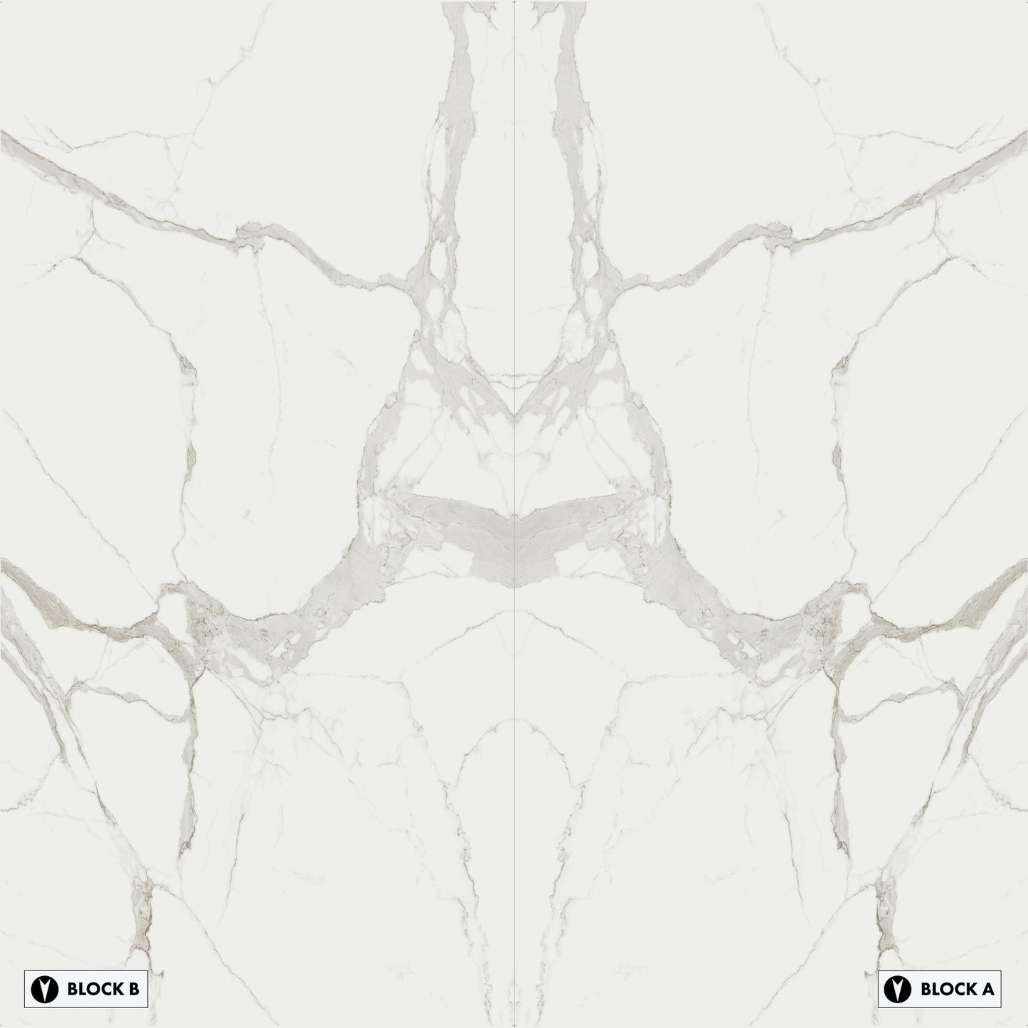 Marmi Marble Statuario Bookmatched (Matte)