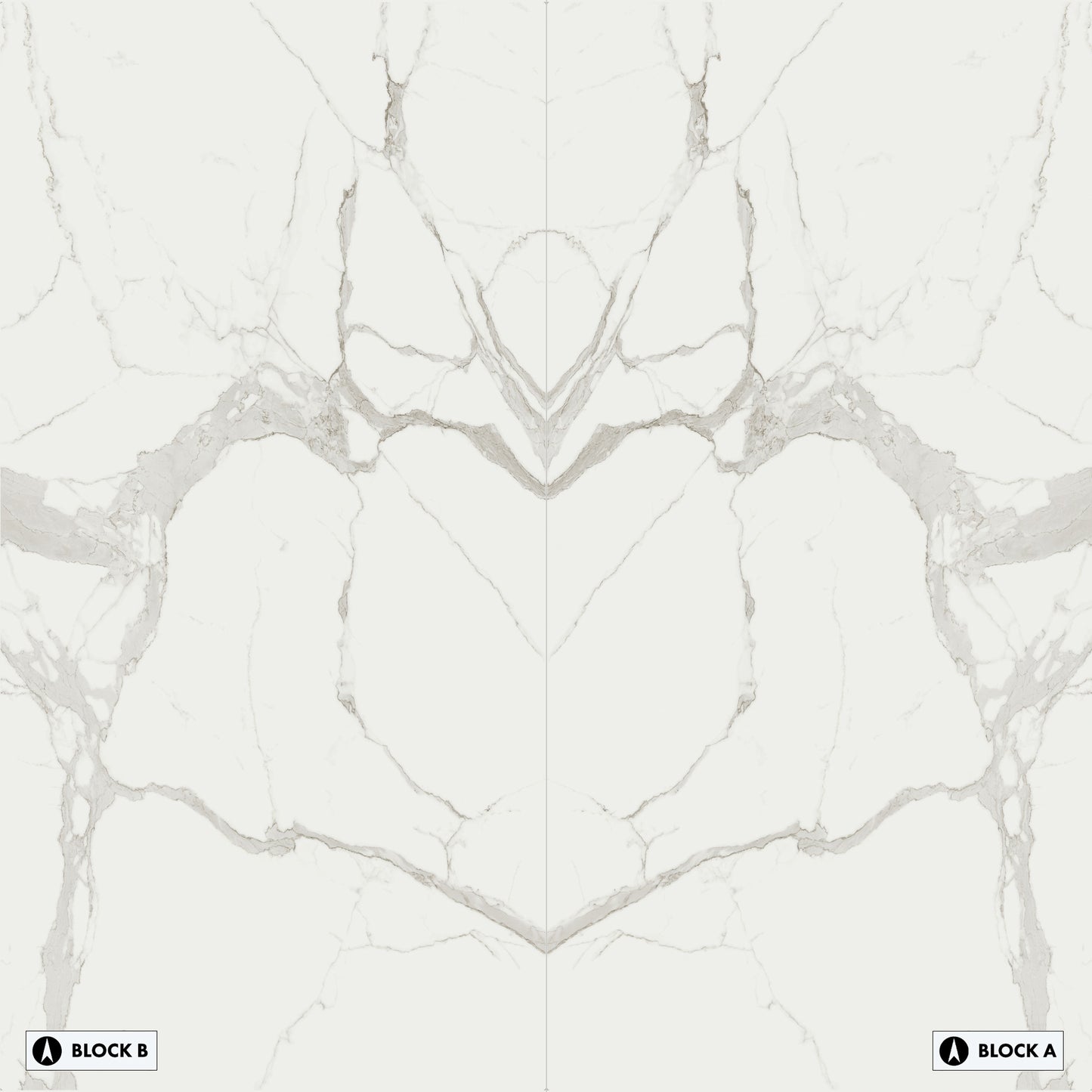Marmi Marble Statuario Bookmatched (Matte)