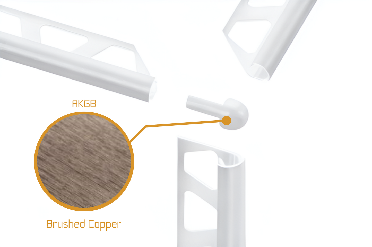 Schluter Rondec RO - External Corner Anodised Aluminium