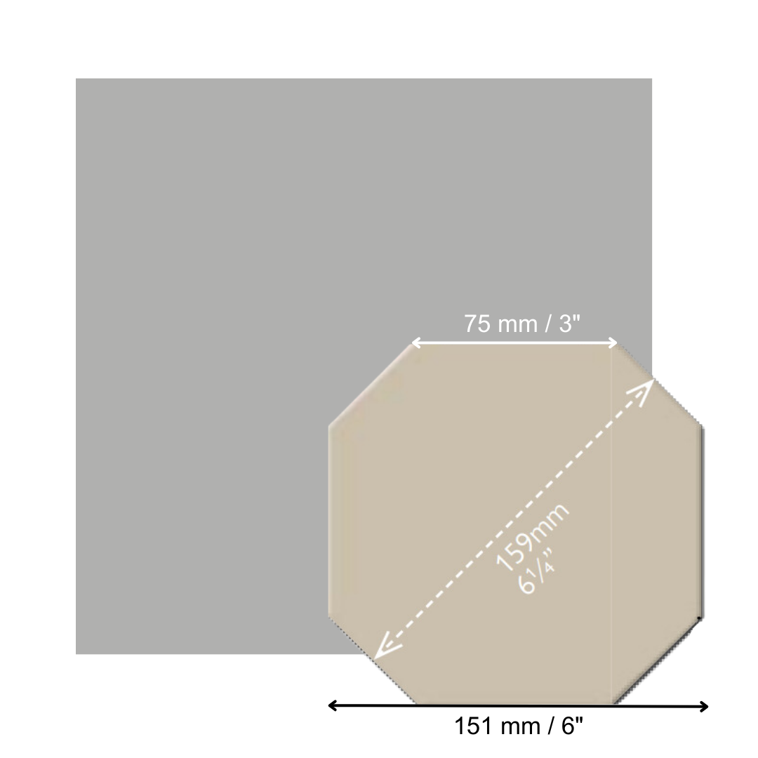 Octagons (Large) - Grey