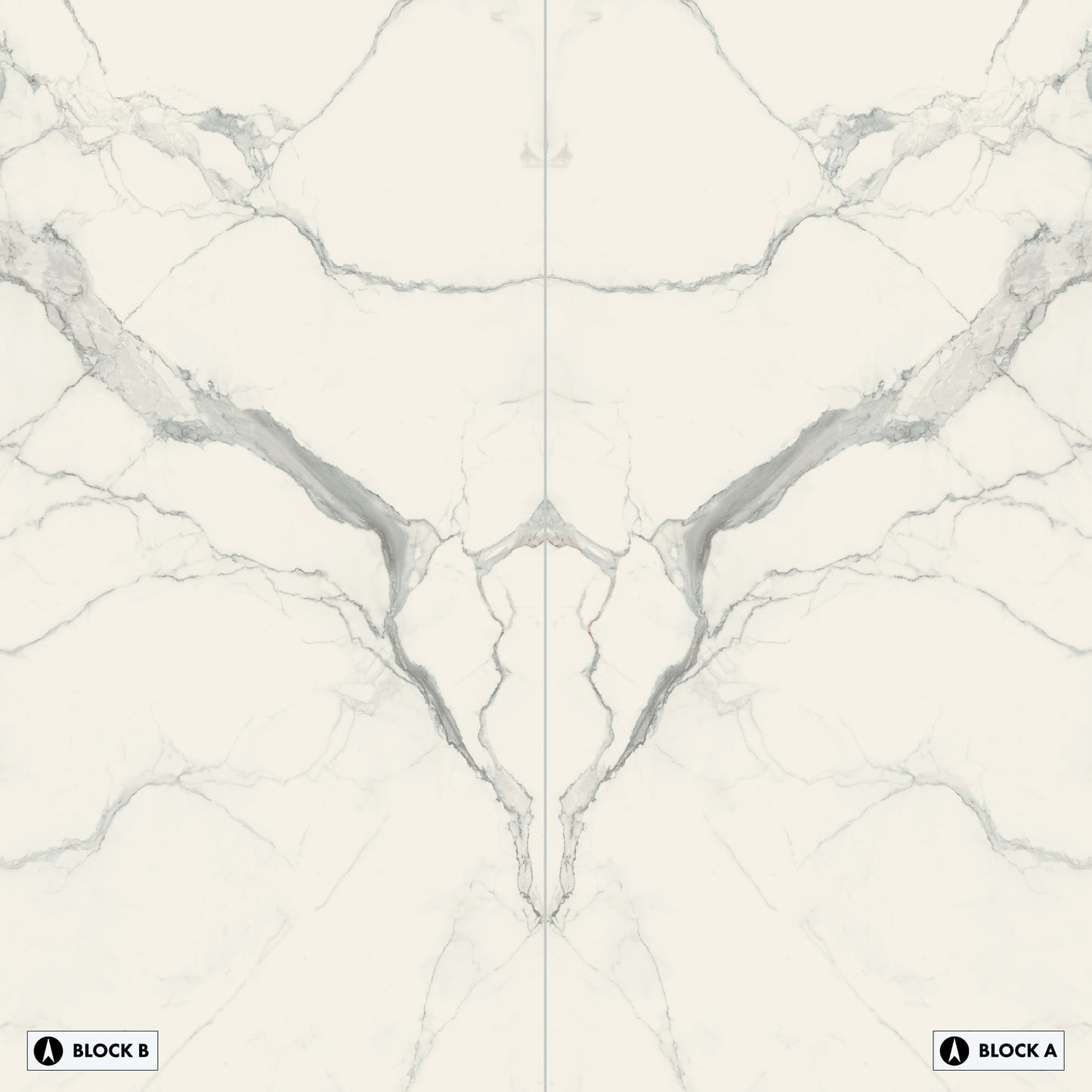 Marmi Statuario Bookmatched (Soft)