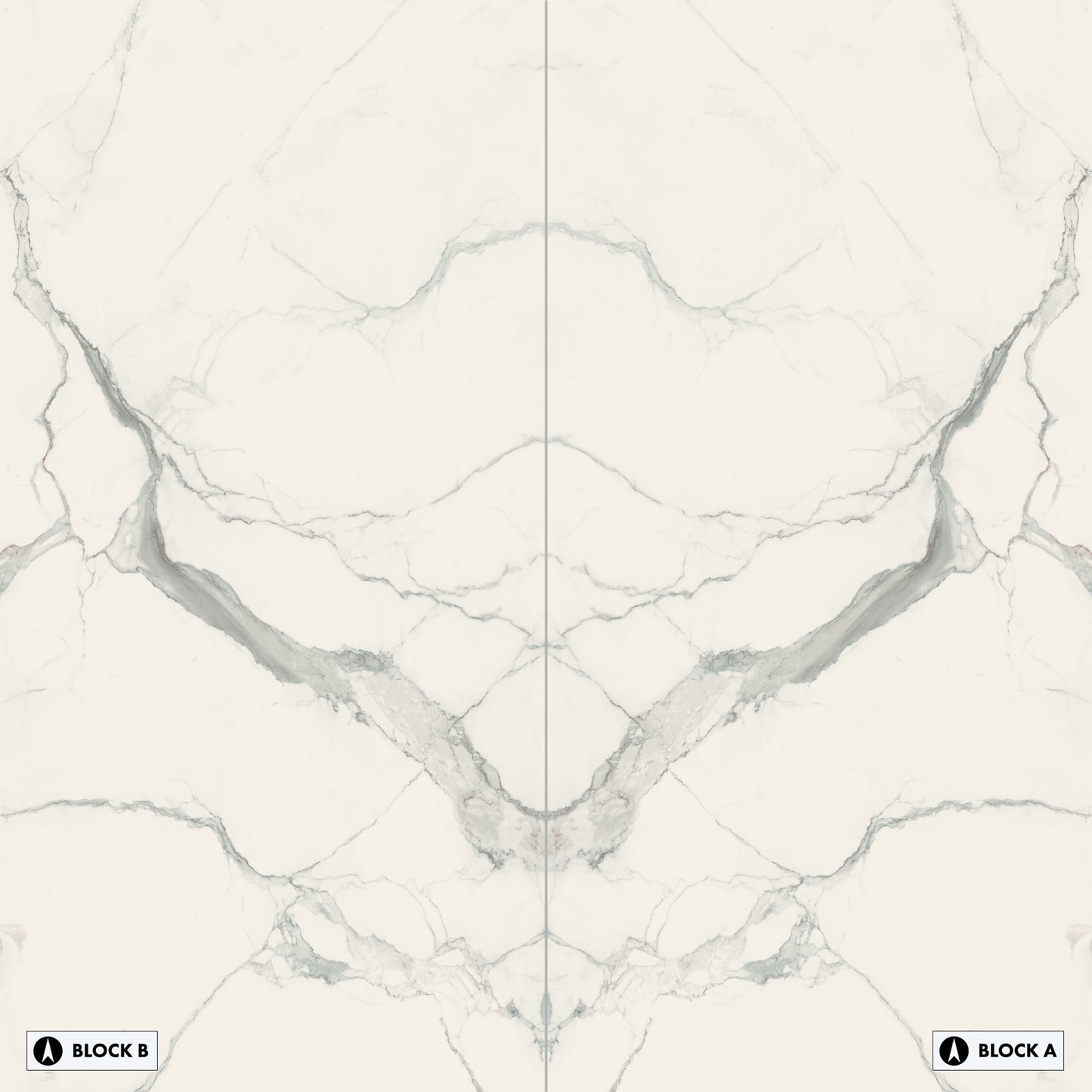 Marmi Statuario Bookmatched (Soft)