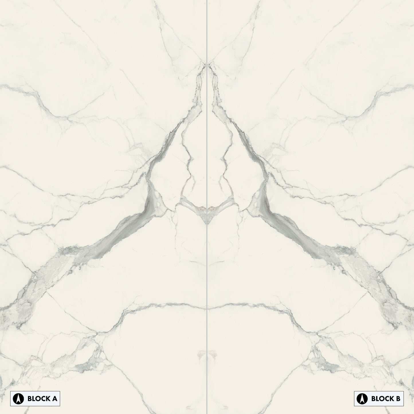 Marmi Statuario Bookmatched (Soft)