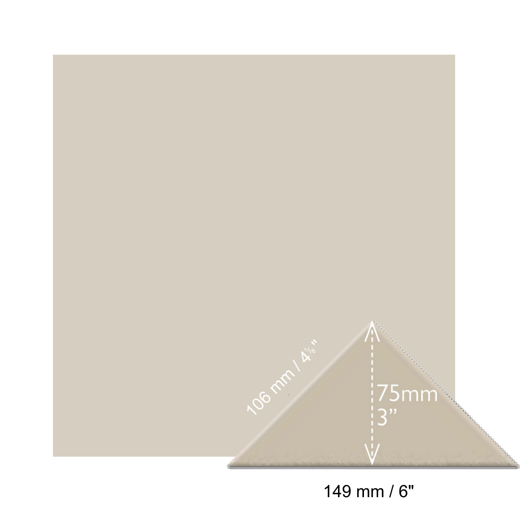 Triangles - Dover White