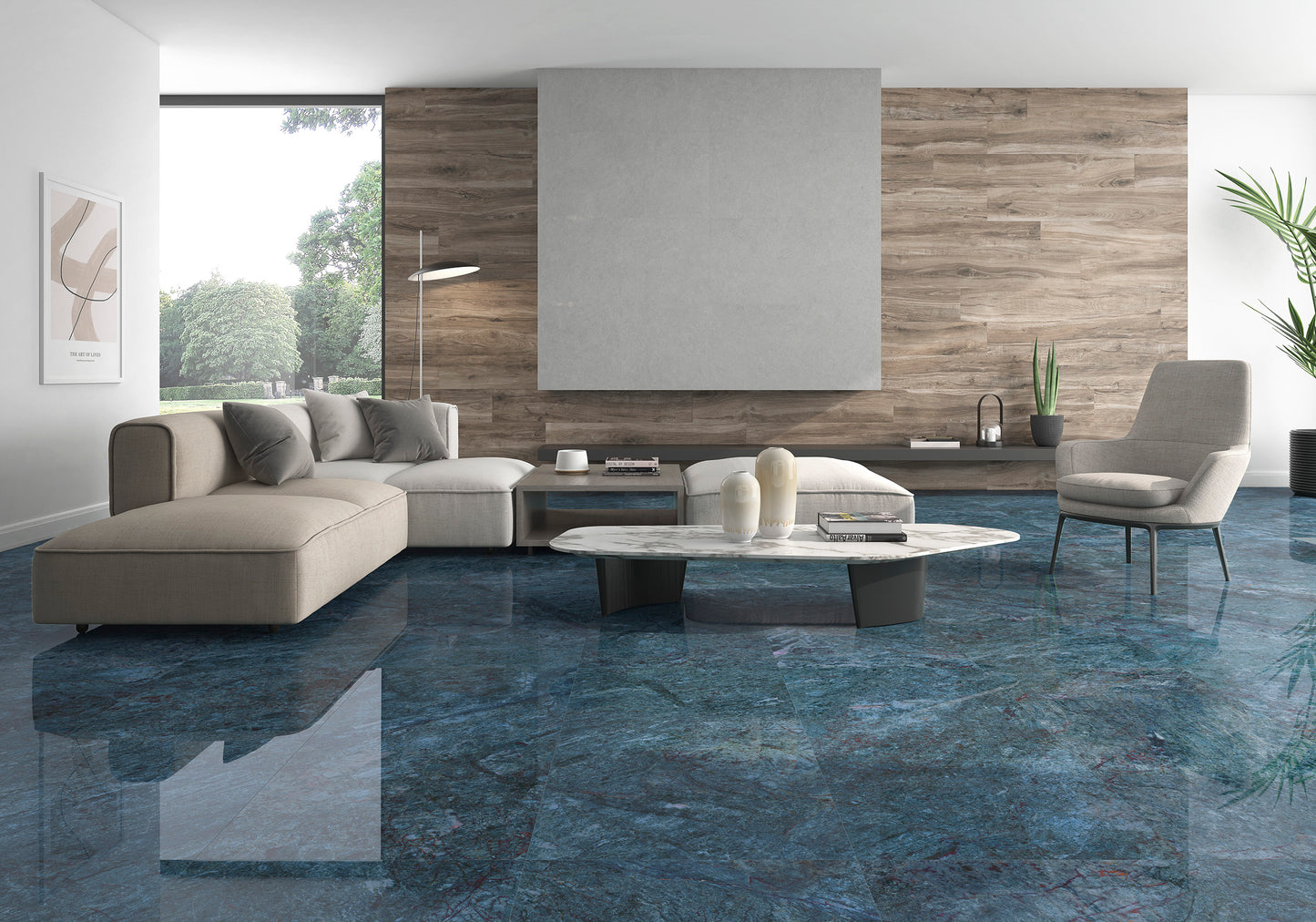 Aurora Azure Polished