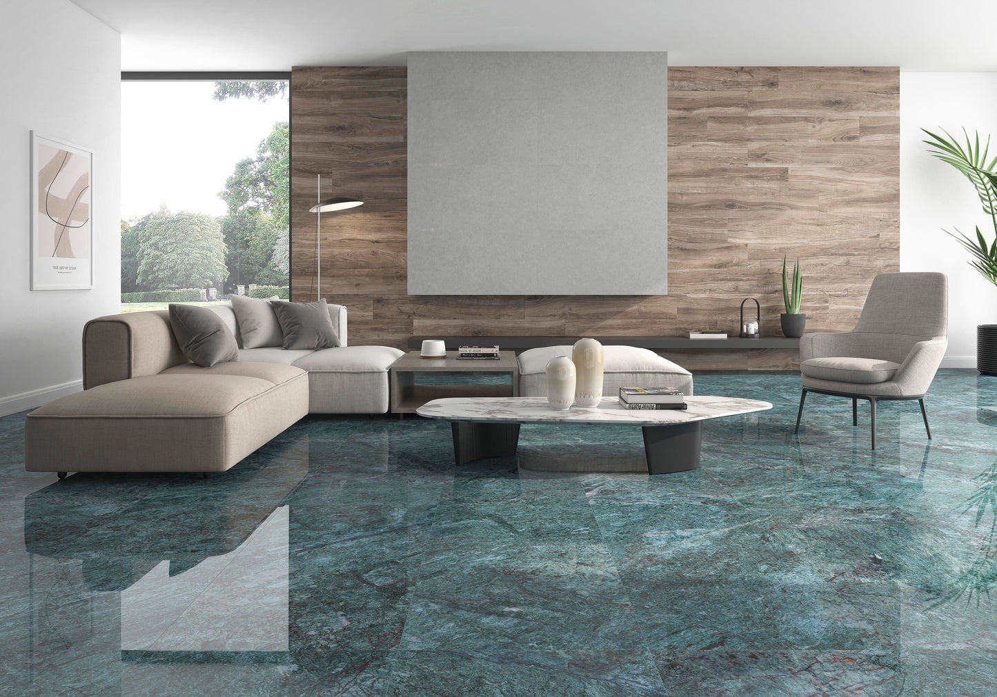 Aurora Emerald Polished