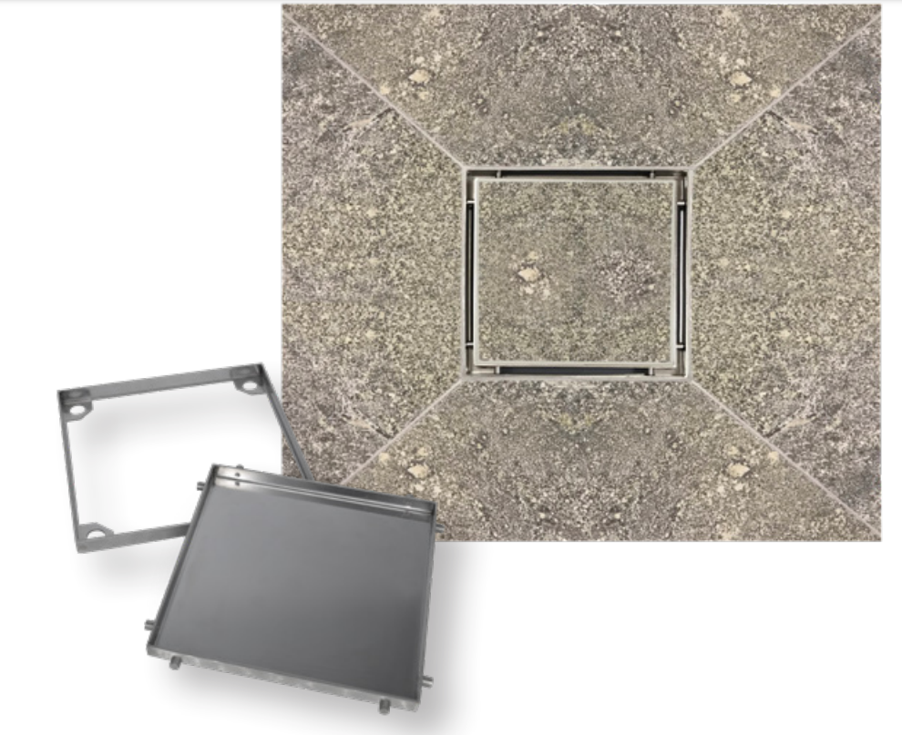 Delta Thames Tile on Drainage Cover