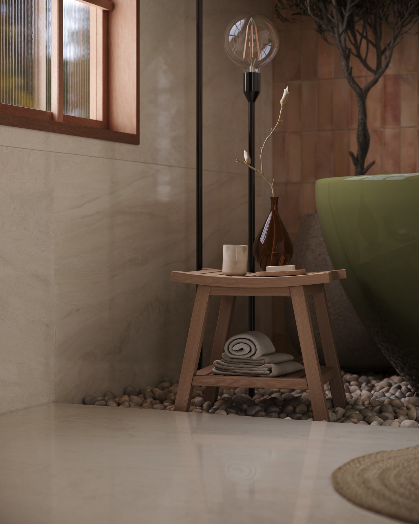 Crystal Vein Beige Natural